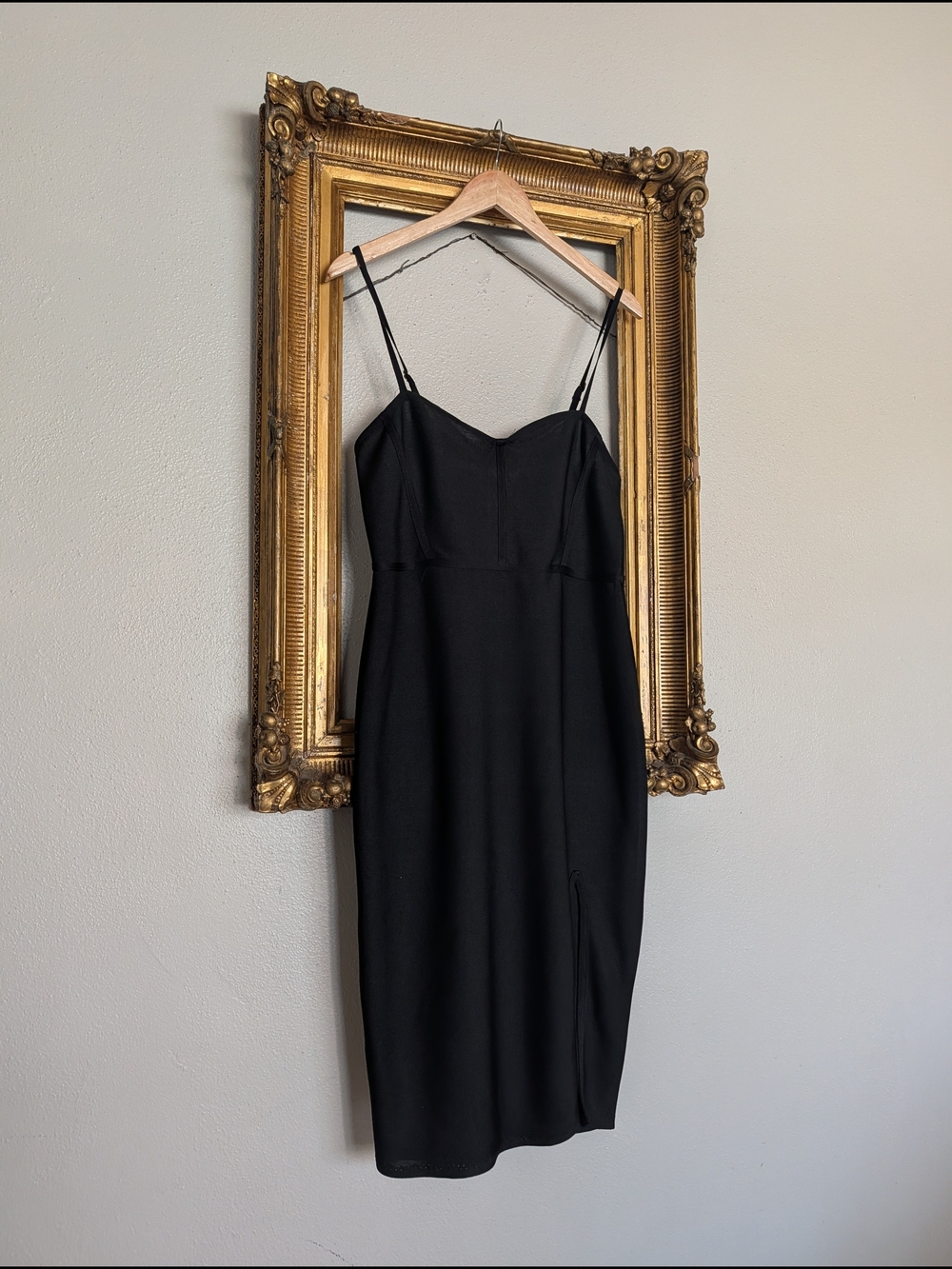 Say What Classic Black Spaghetti-Strap Dress